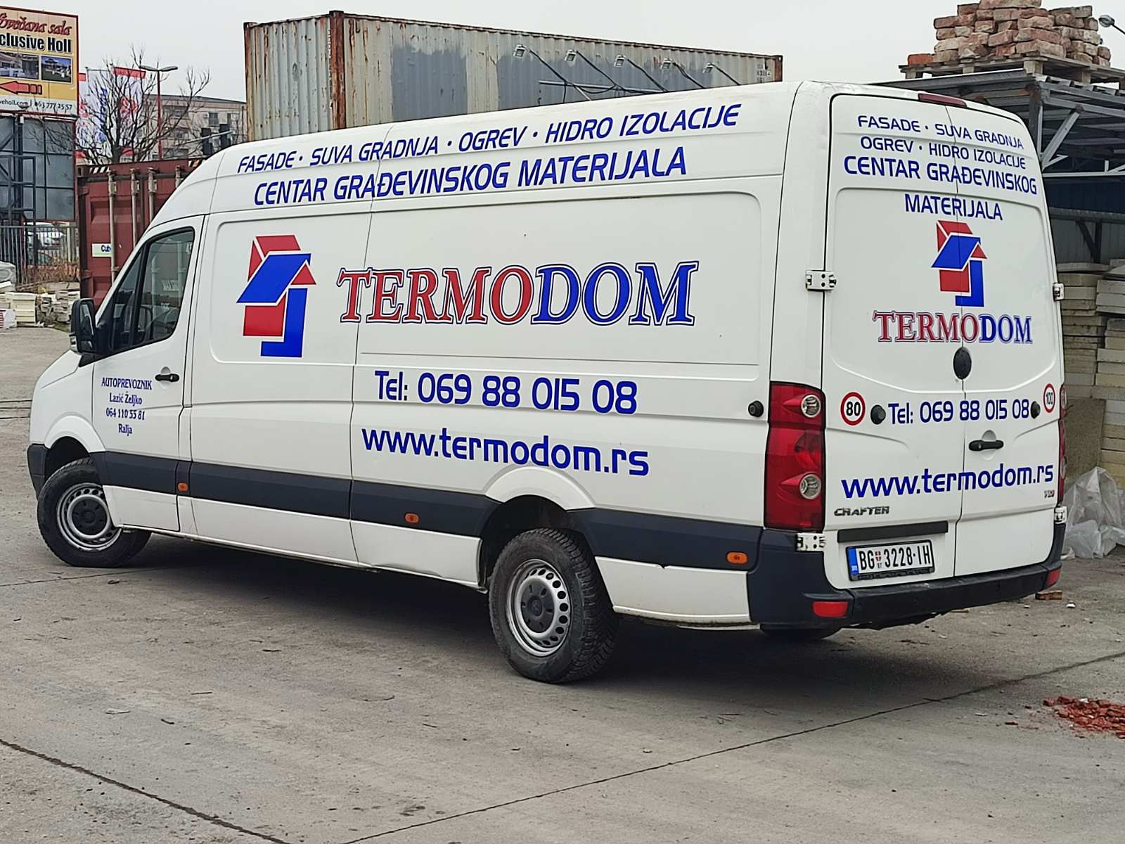Termodom kombi dostava